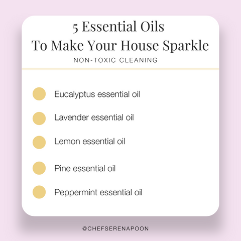 Essential Oils For Non-Toxic House Cleaning