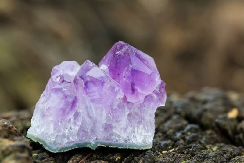 Amethyst crystal for beauty enhancement