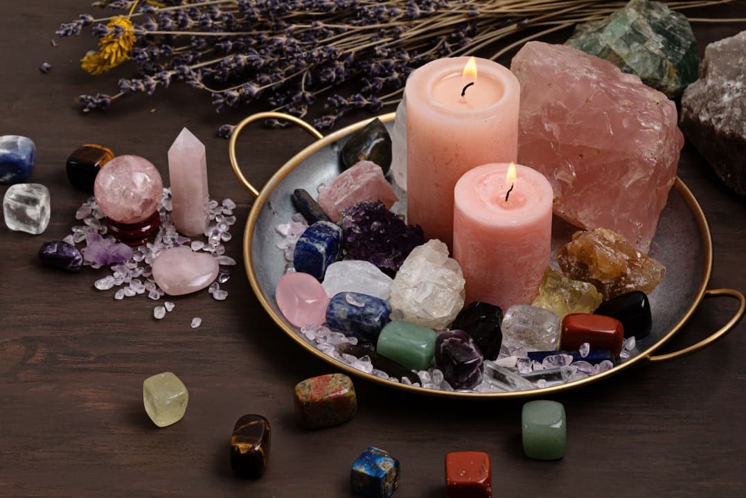 Crystals for relaxation, meditation, and healing